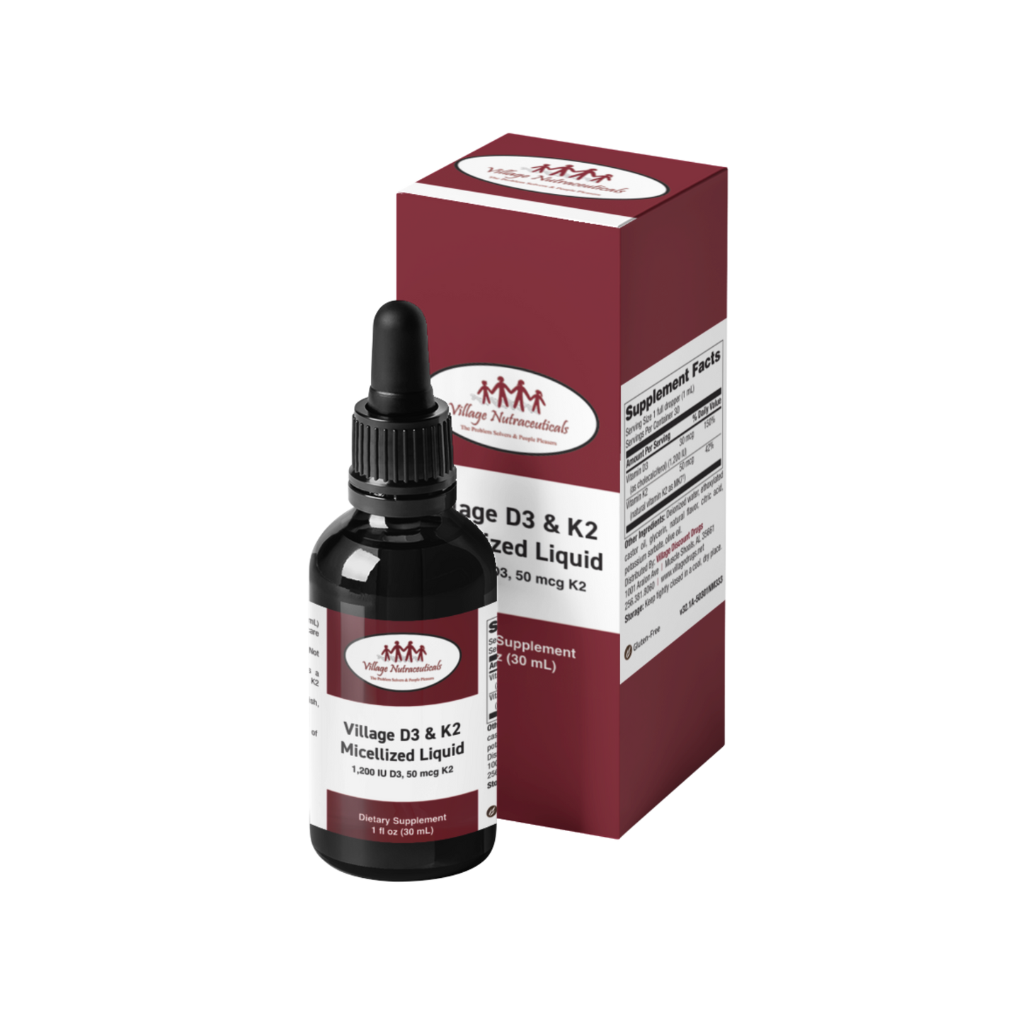 Village D3 + K2 Micellized Liquid